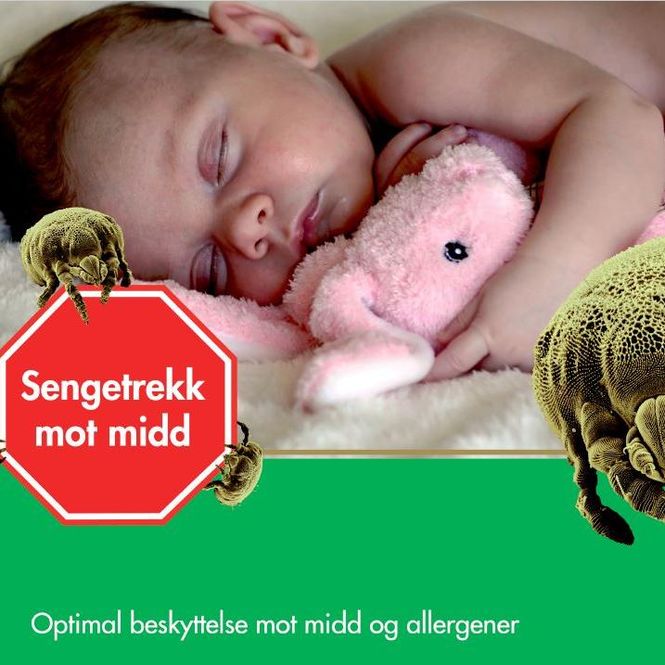 Hovedbilde Putetrekk 30x70 cm MiteBlock